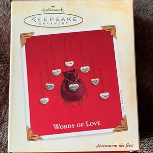 2003 Hallmark Ornament Words of Love